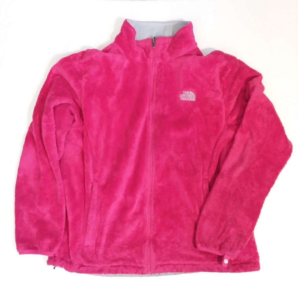 Womens North Face Pink Fleece Jacket - XL